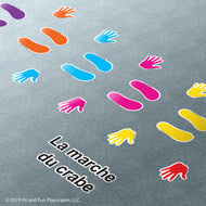 French Crab Crawl Super Stickers®