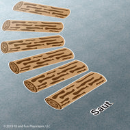 French Jump Logs® Super Stickers®