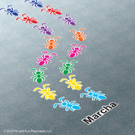 Spanish March Ants Super Stickers®