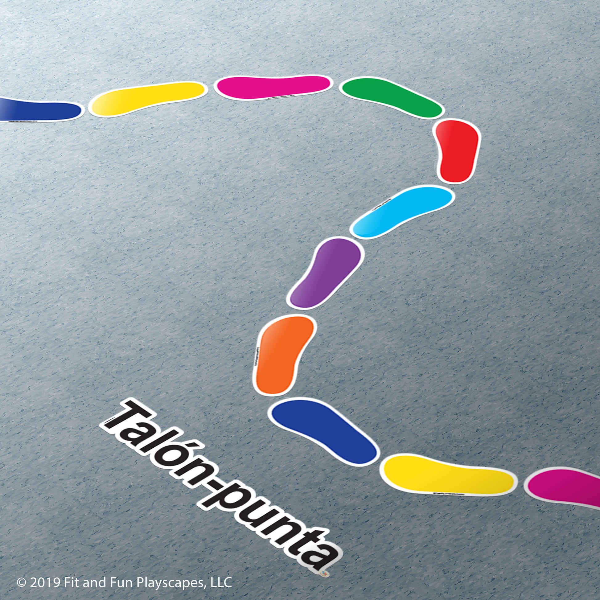 Spanish Toe-to-Heel Footprints Super Stickers®