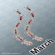 Ant Parade SUPER STICKERS®