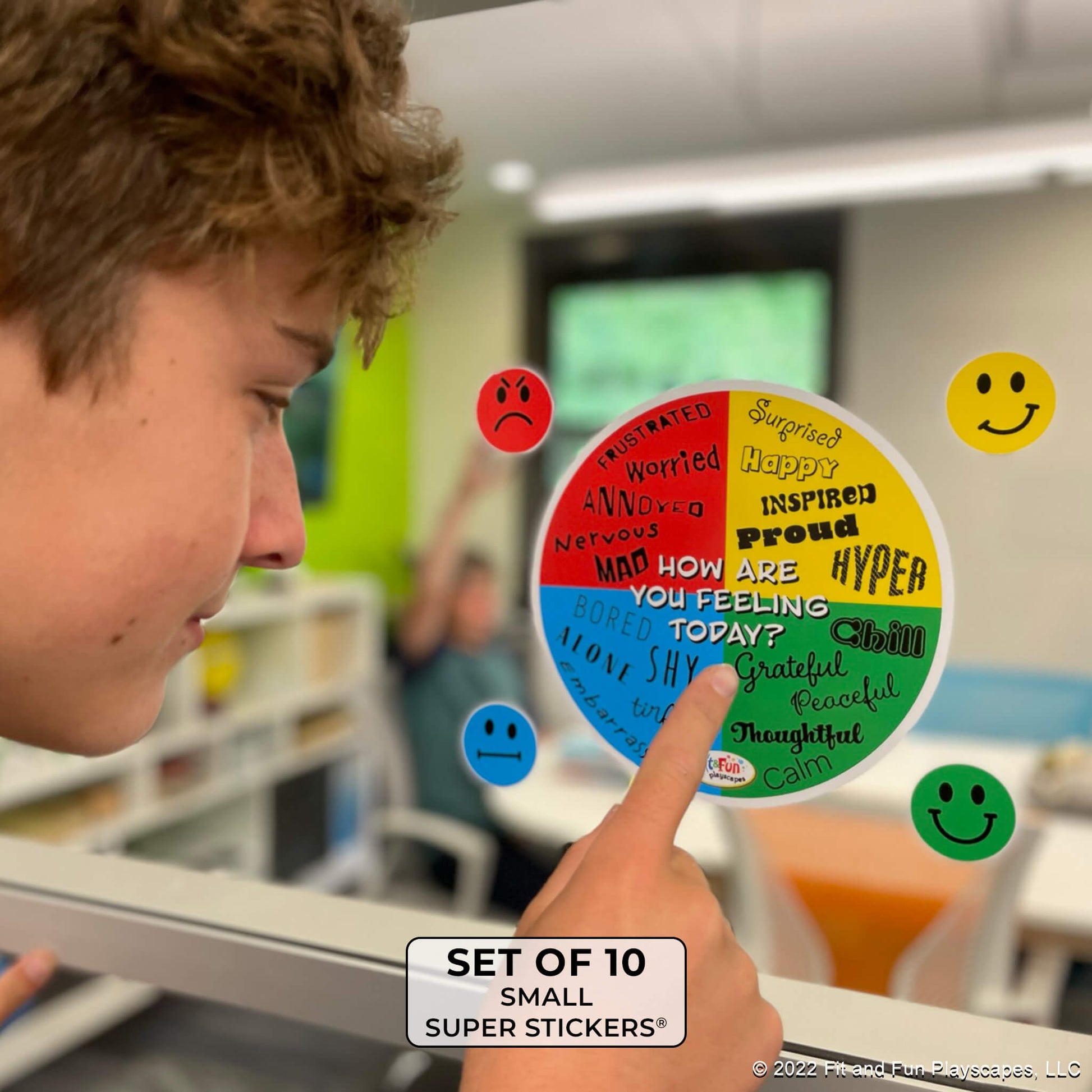 Face Your Feelings® SUPER STICKERS® — Small Check-in