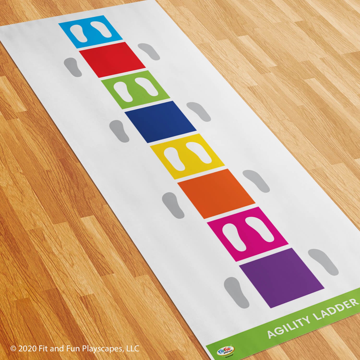 Activity Ladder Fitness Agility Ladder Roll-Out Activities® – Fit and Fun Playscapes LLC