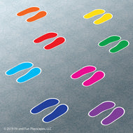 Footprints SUPER STICKERS®