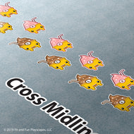 Criss Cross Ice Cream Cones Super Stickers®