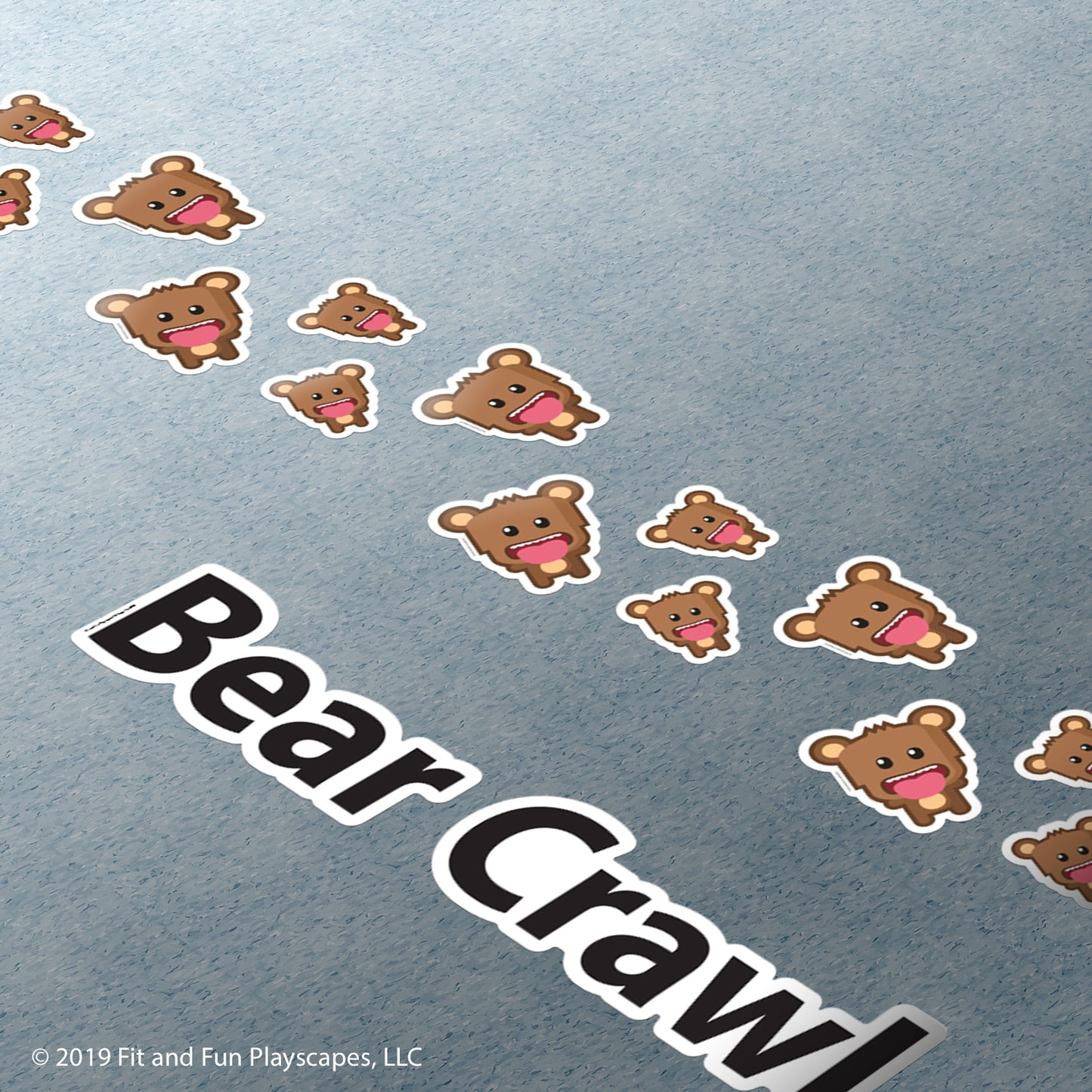Brave Bear Crawl SUPER STICKERS®