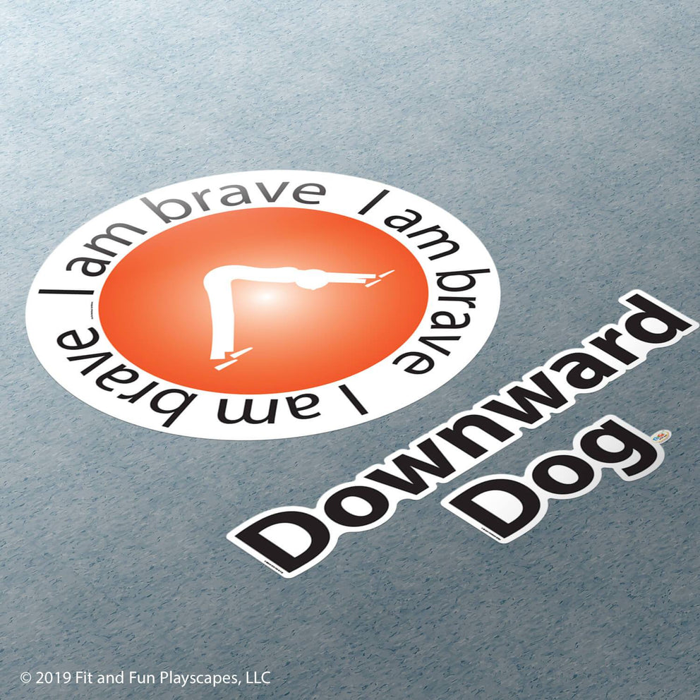 Downward Dog SUPER STICKERS® – Fit and Fun Playscapes LLC