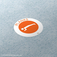Planks SUPER STICKERS®