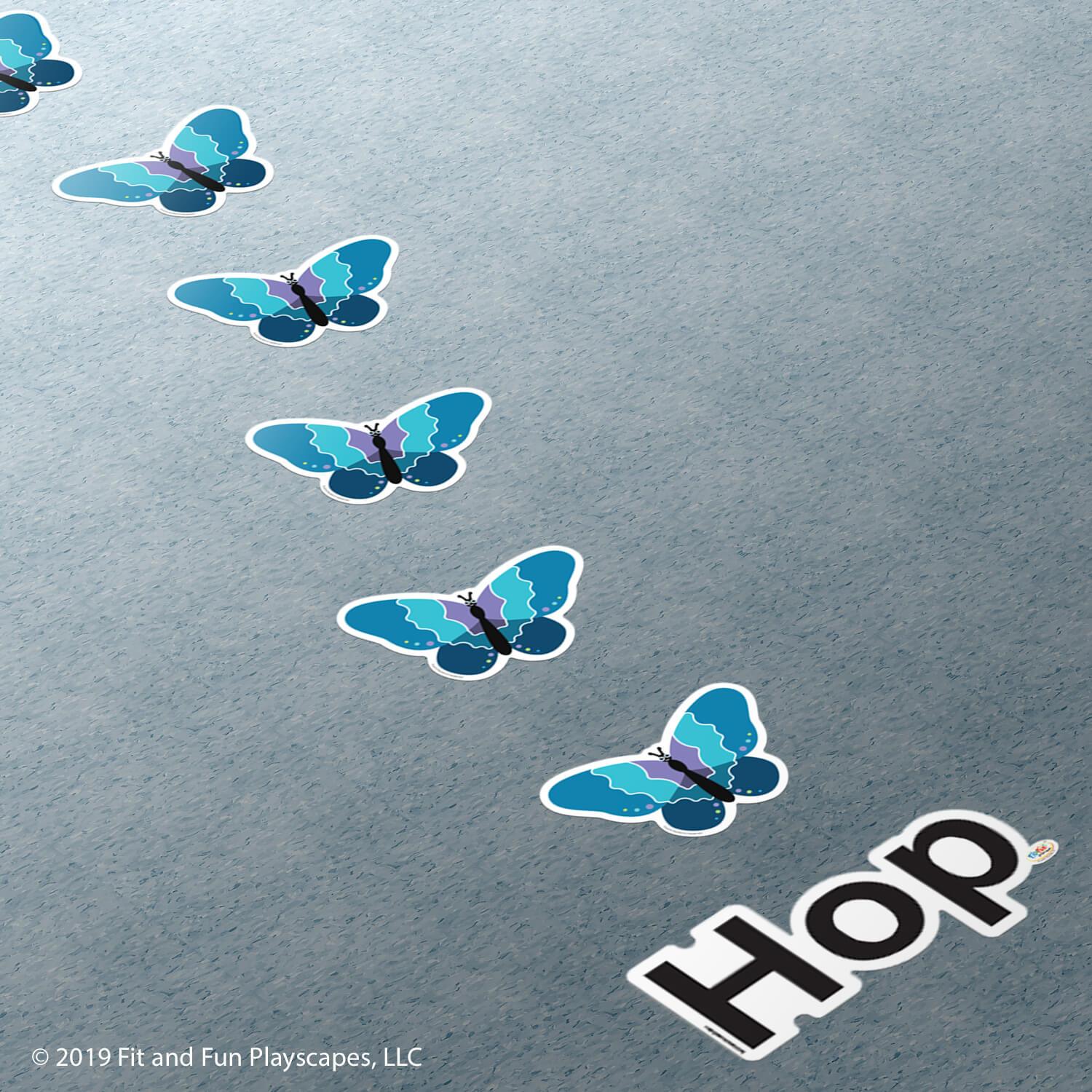 Butterfly Hop SUPER STICKERS®