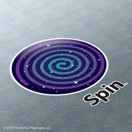 Galaxy Spin SUPER STICKERS®