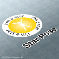 Star Pose SUPER STICKERS®
