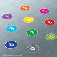 Hop Numbers SUPER STICKERS®