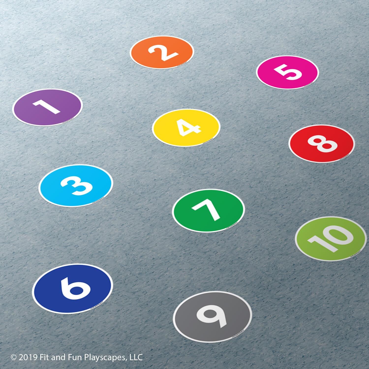 Hop Numbers SUPER STICKERS®