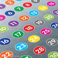 Number Set SUPER STICKERS®