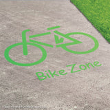 Bicycle Path Symbol Reusable Playground Stencil