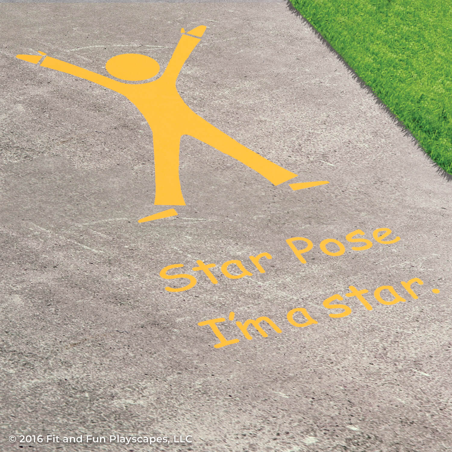 Wellness Stations Reusable Playground Stencil Package