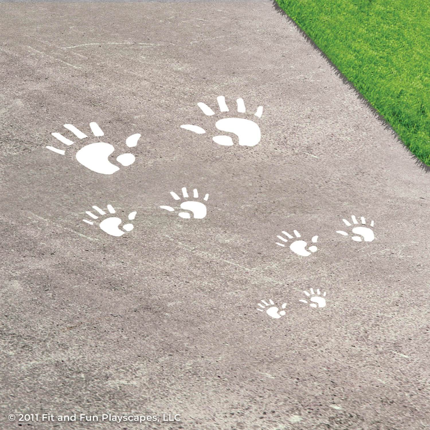 Handprints Reusable Stencil