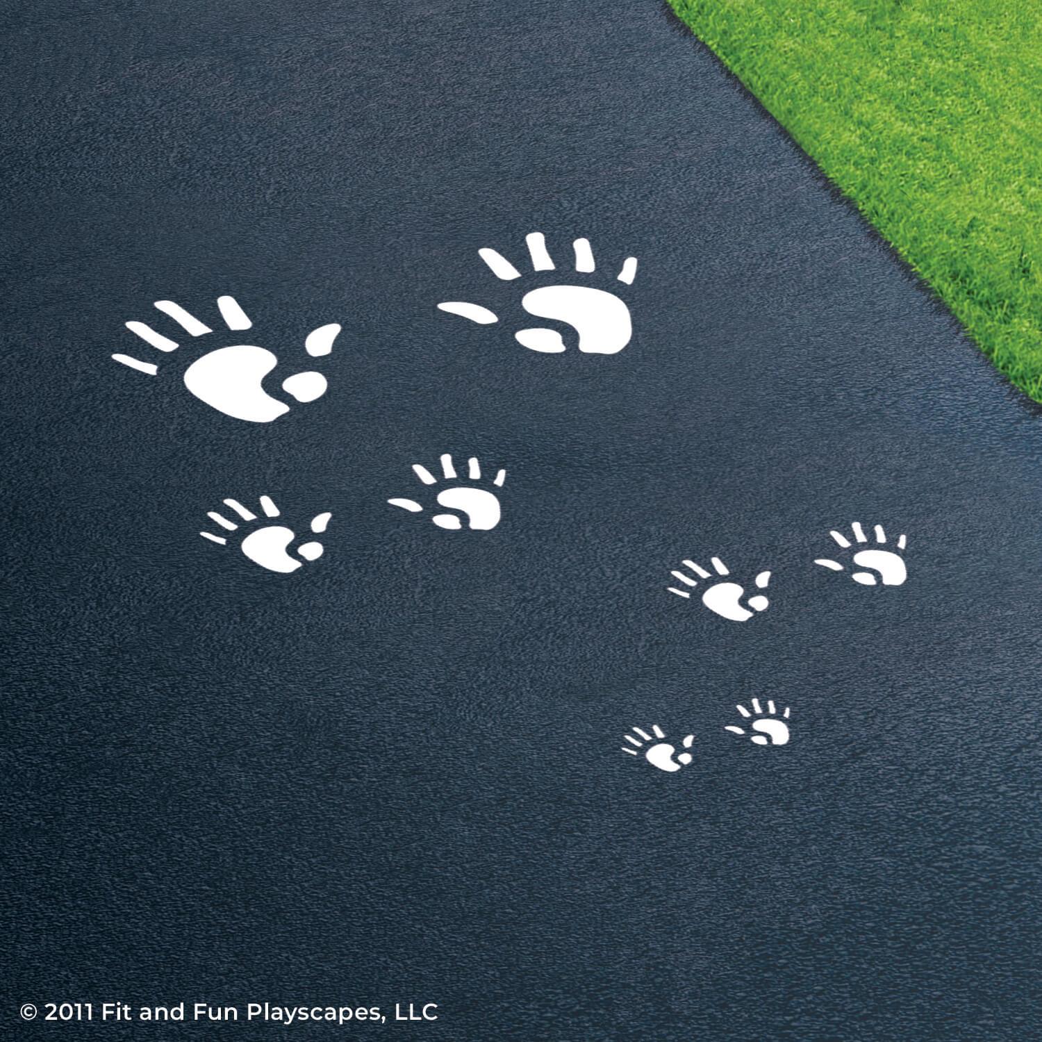 Handprints Reusable Stencil