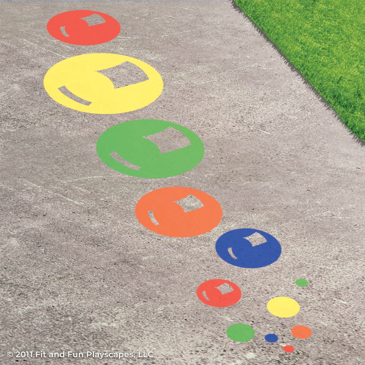 Pre-K Power Up Reusable Playground Stencil Package