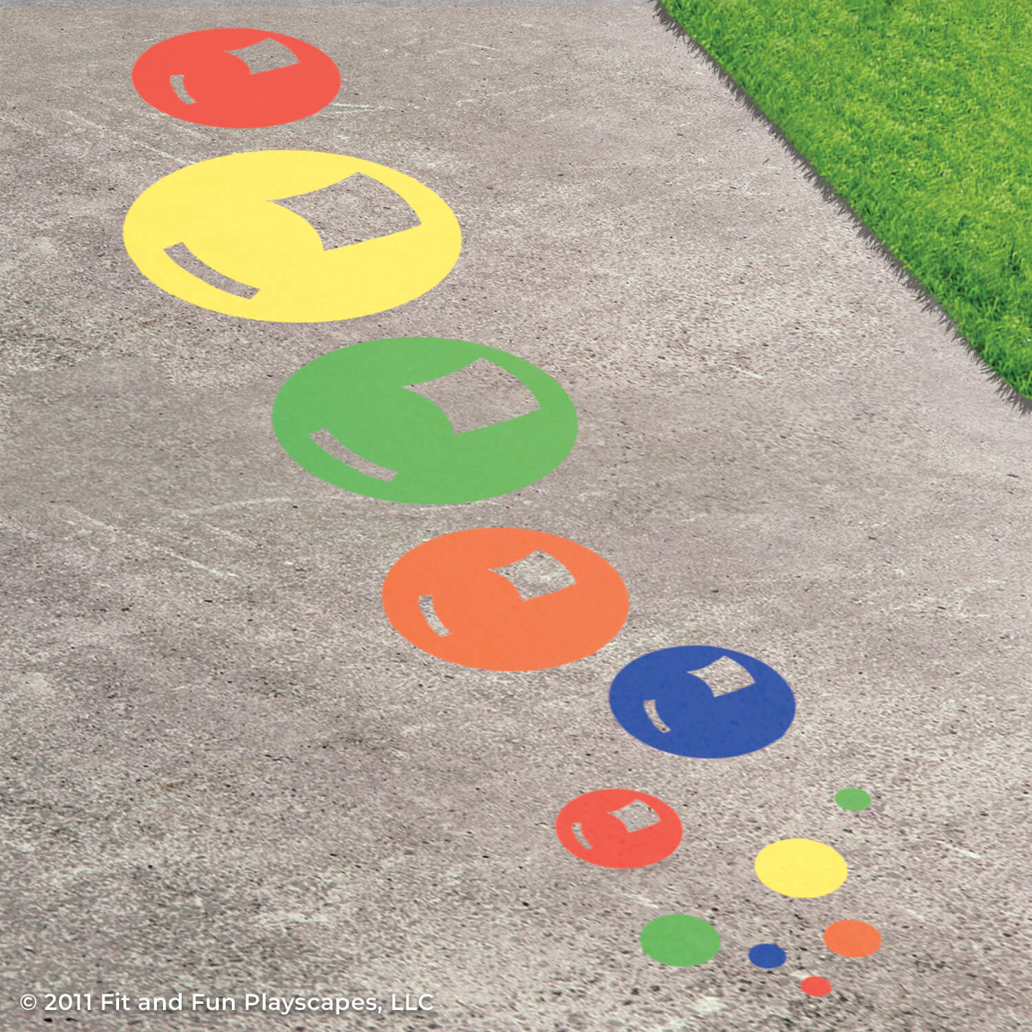 Pre-K Power Up Reusable Playground Stencil Package