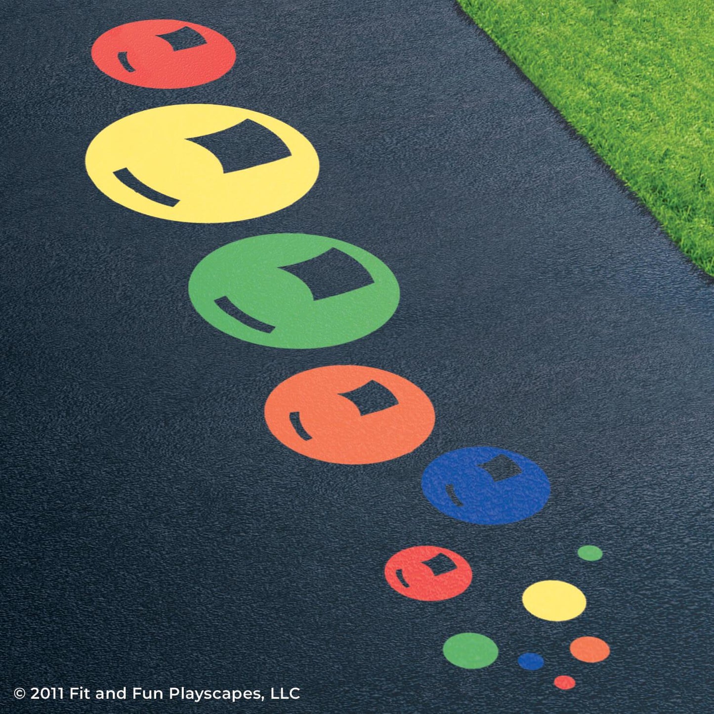 Pre-K Power Up Reusable Playground Stencil Package