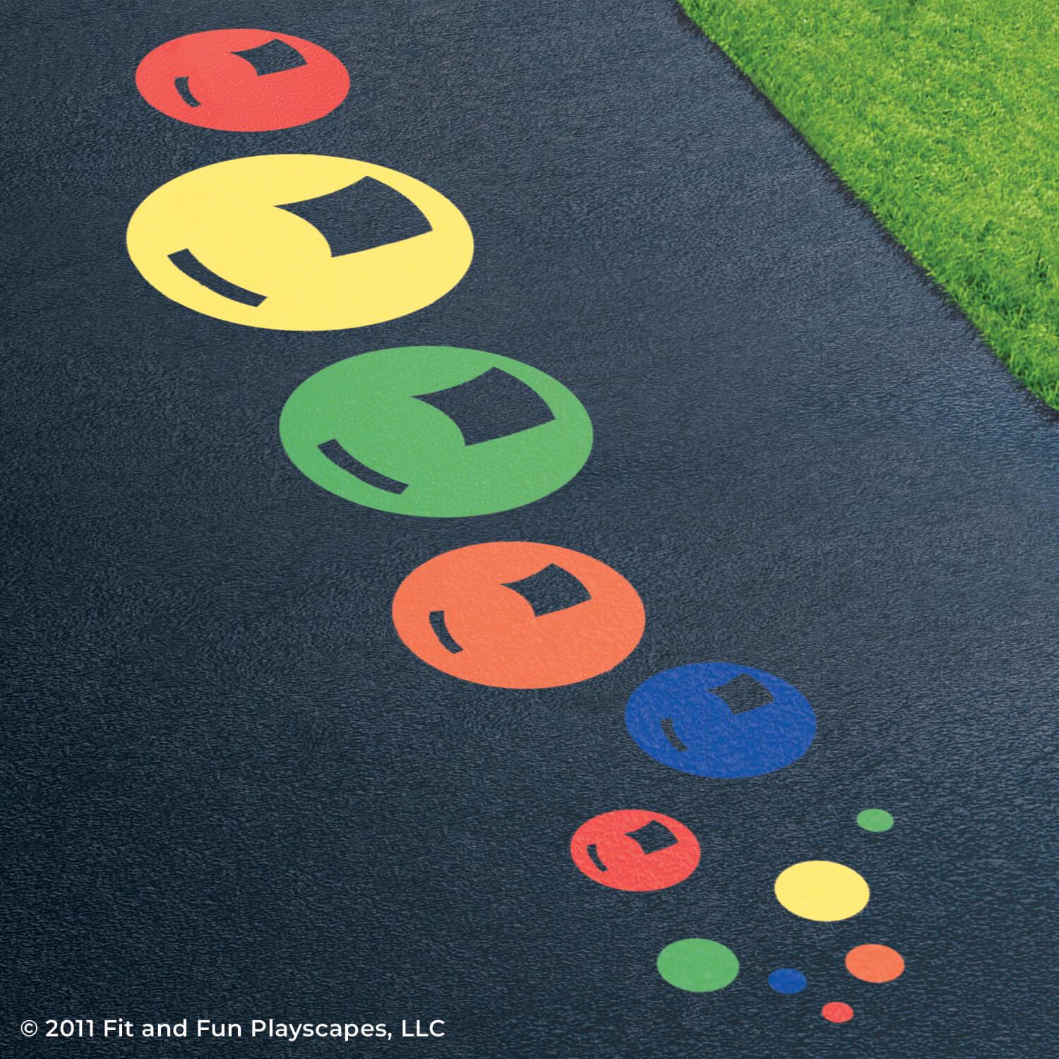 Pre-K Power Up Reusable Playground Stencil Package