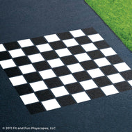 Chess and Checkerboard (Large) Reusable Playground Stencil