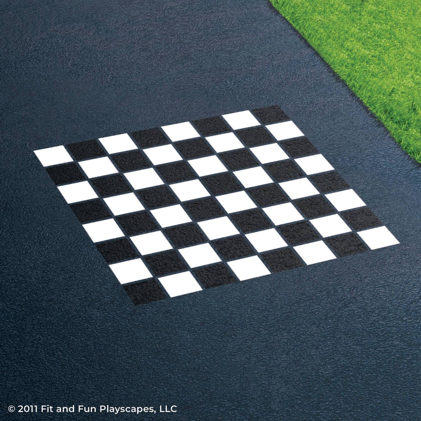 Chess and Checkerboard (Small) Reusable Playground Stencil