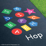 Hop Letters and Shapes® Reusable Stencil