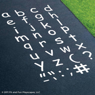 Lowercase Letter Reusable Stencil