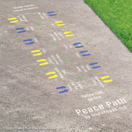 Peace Path by Soul Shoppe® Reusable Playground Stencil