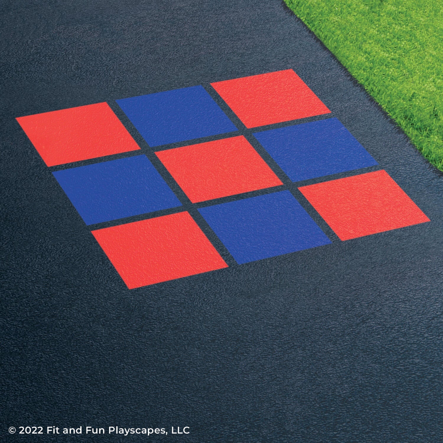 Tic Tac Toe Reusable Playground Stencil