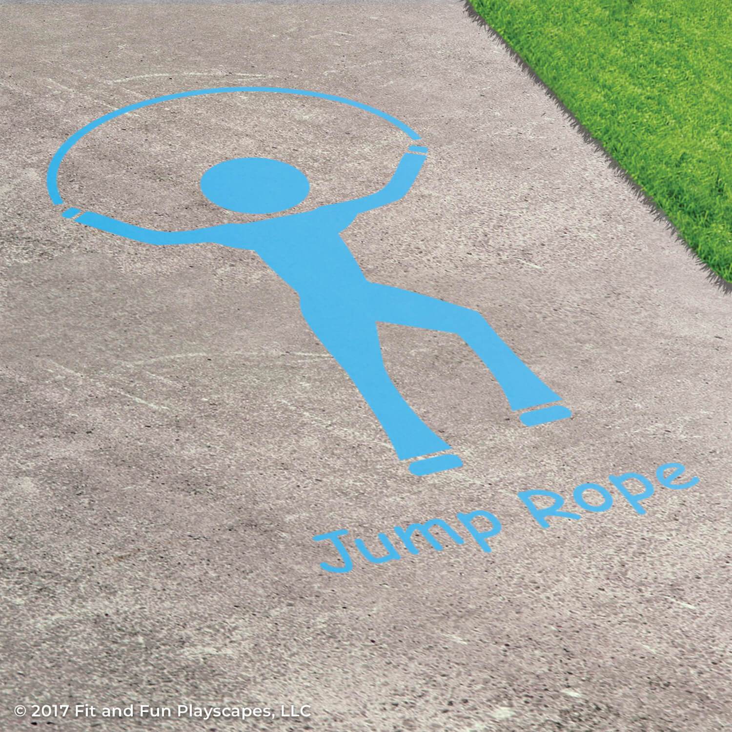 Jump Rope Reusable Stencil