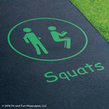 Squats Reusable Stencils