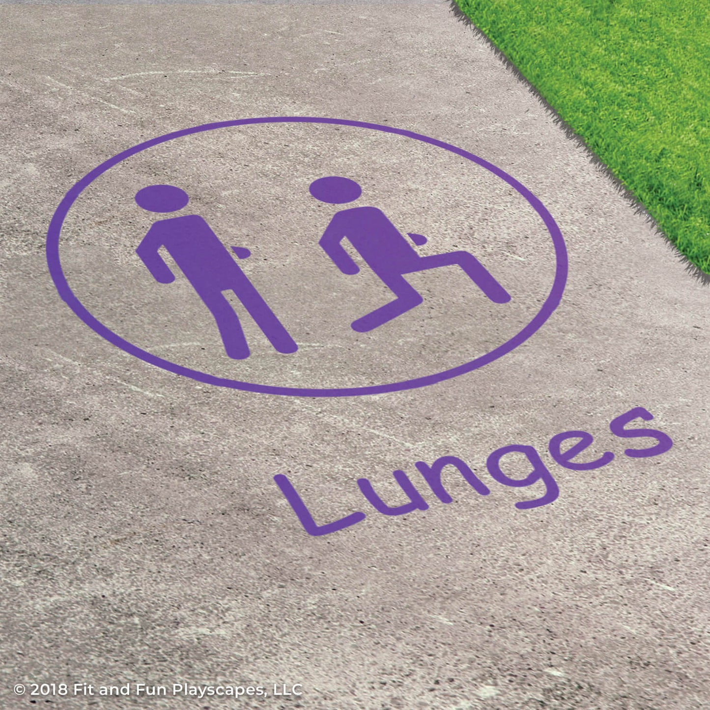 Nature Motor Sensory Path Reusable Playground Stencil Package