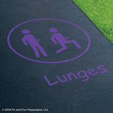 Wellness Stations Reusable Playground Stencil Package