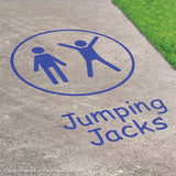 Jumping Jacks Reusable Stencils