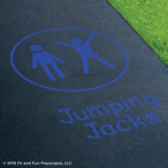 Jumping Jacks Reusable Stencils
