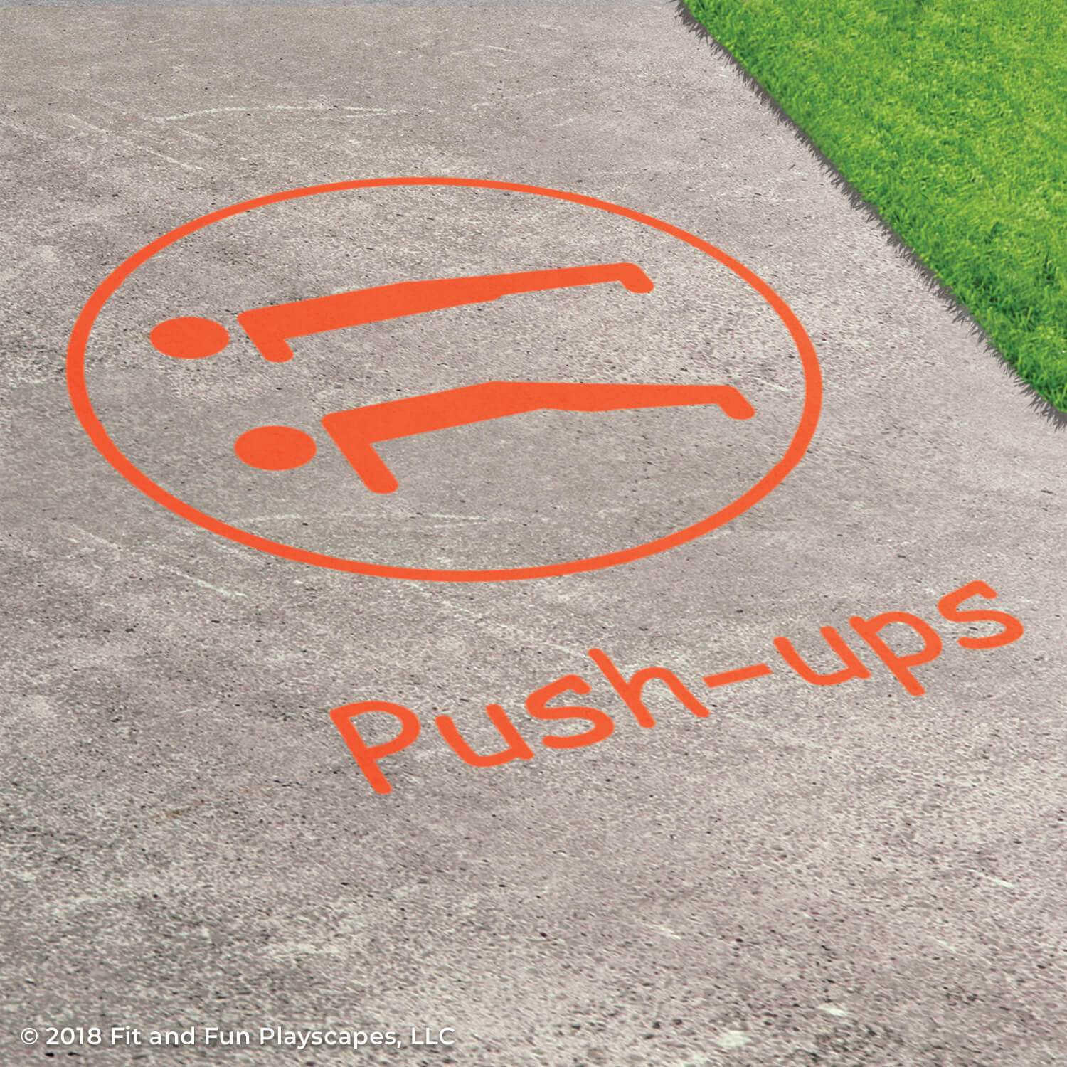 Push-ups Reusable Stencils