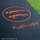 Push-ups Reusable Stencils