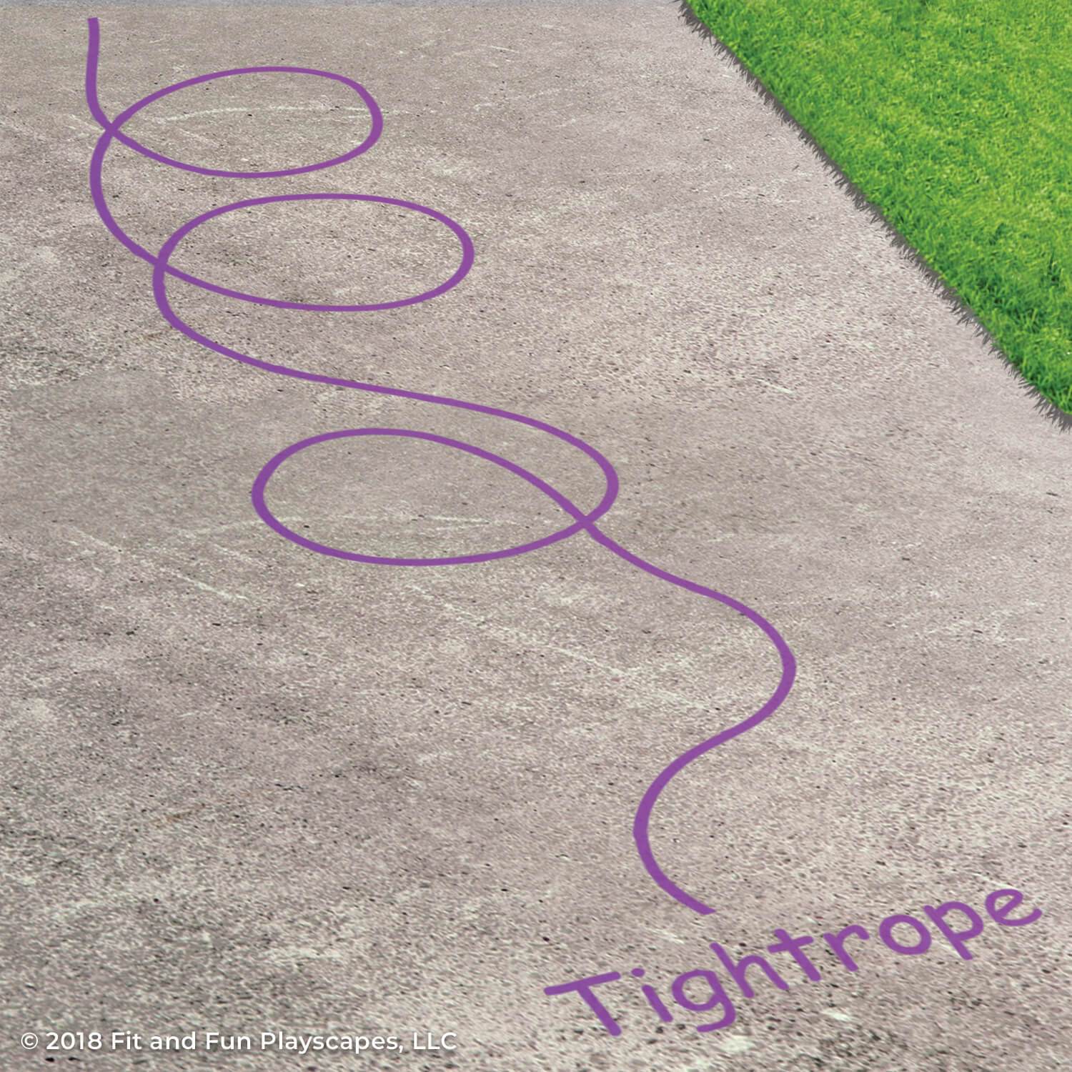 Tightrope Loop Reusable Stencil