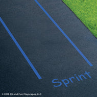 Sprint Reusable Playground Stencil