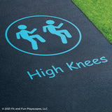 High Knees Reusable Stencils