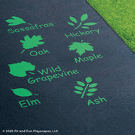 Large Leaf Set Reusable Stencil