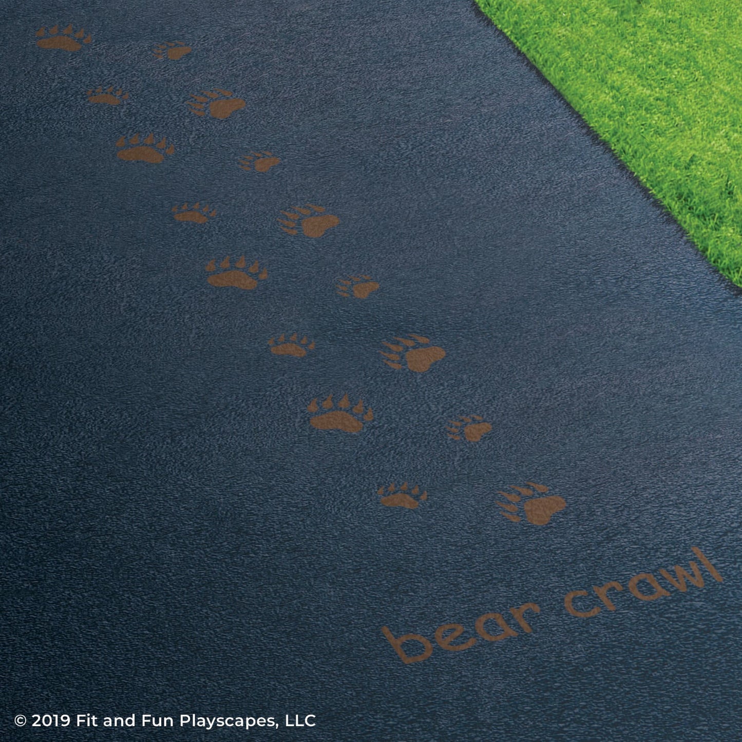 Nature Motor Sensory Path Reusable Playground Stencil Package