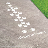 Elephant Walk Reusable Stencil