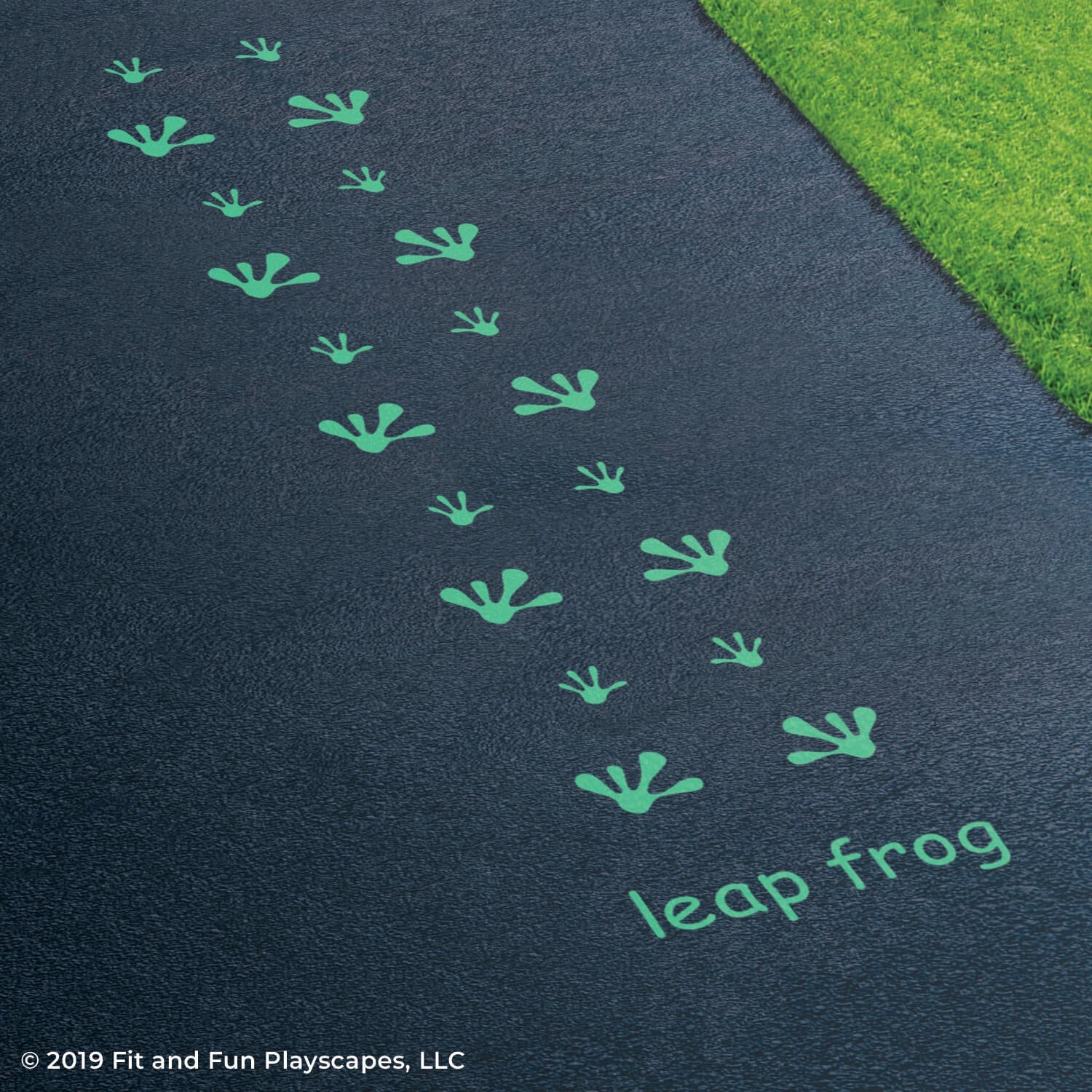 Nature Motor Sensory Path Reusable Playground Stencil Package