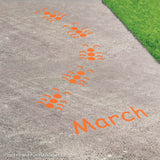 March Ants Reusable Stencil