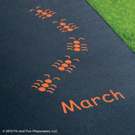 March Ants Reusable Stencil