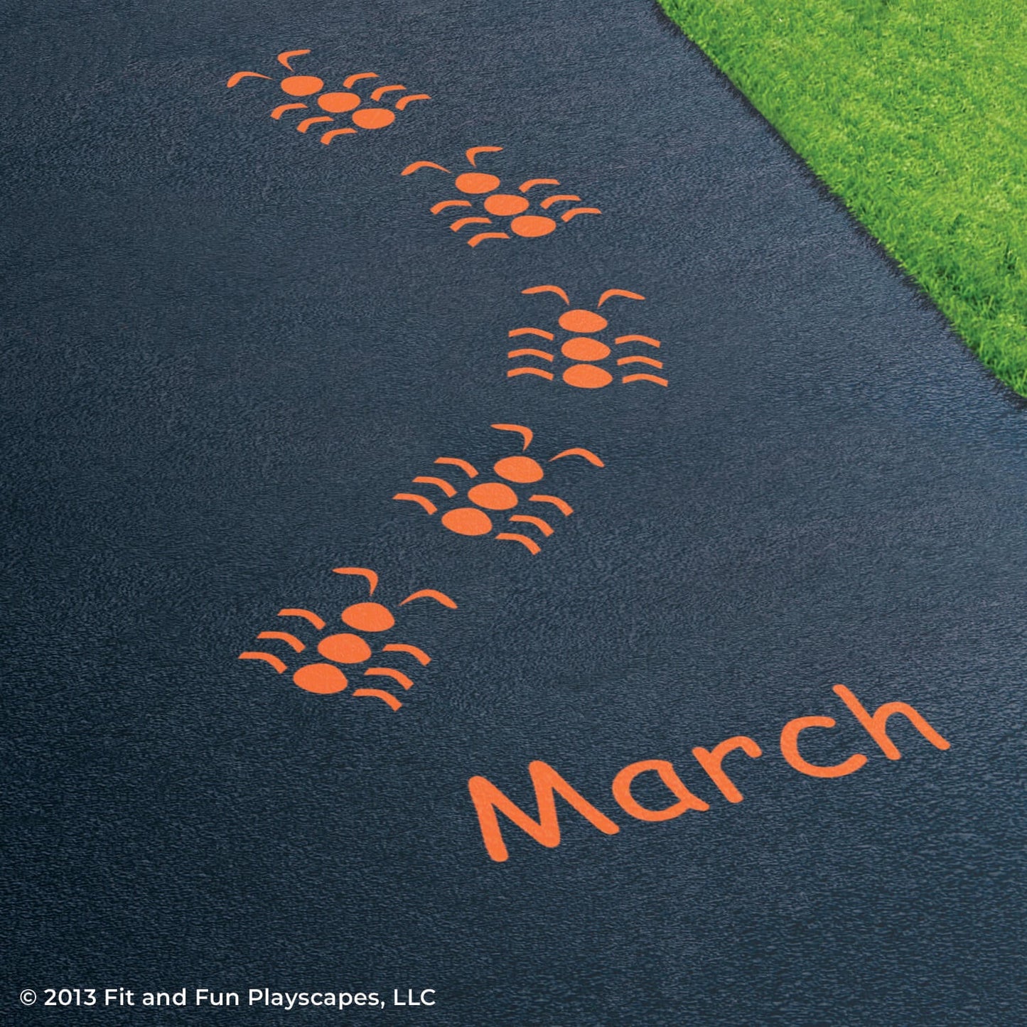 Nature Motor Sensory Path Reusable Playground Stencil Package